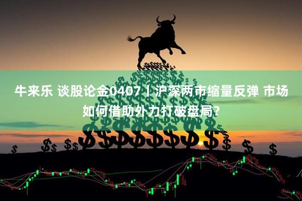 牛来乐 谈股论金0407丨沪深两市缩量反弹 市场如何借助外力打破盘局？