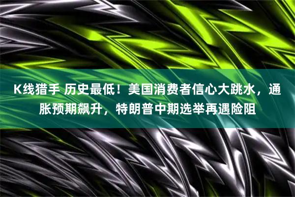 K线猎手 历史最低！美国消费者信心大跳水，通胀预期飙升，特朗普中期选举再遇险阻