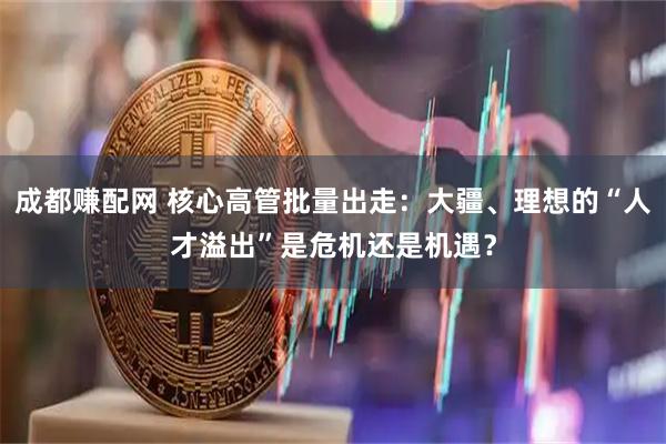 成都赚配网 核心高管批量出走：大疆、理想的“人才溢出”是危机还是机遇？