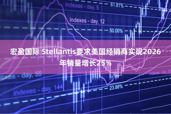 宏盈国际 Stellantis要求美国经销商实现2026年销量增长25%