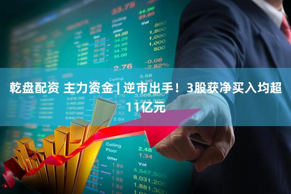 乾盘配资 主力资金 | 逆市出手！3股获净买入均超11亿元
