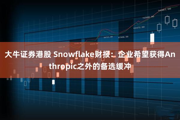 大牛证券港股 Snowflake财报：企业希望获得Anthropic之外的备选缓冲